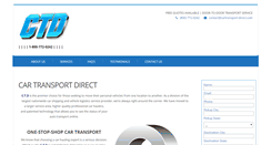 Desktop Screenshot of cartransport-direct.com