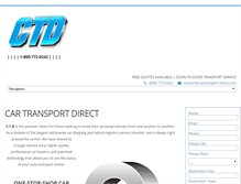 Tablet Screenshot of cartransport-direct.com